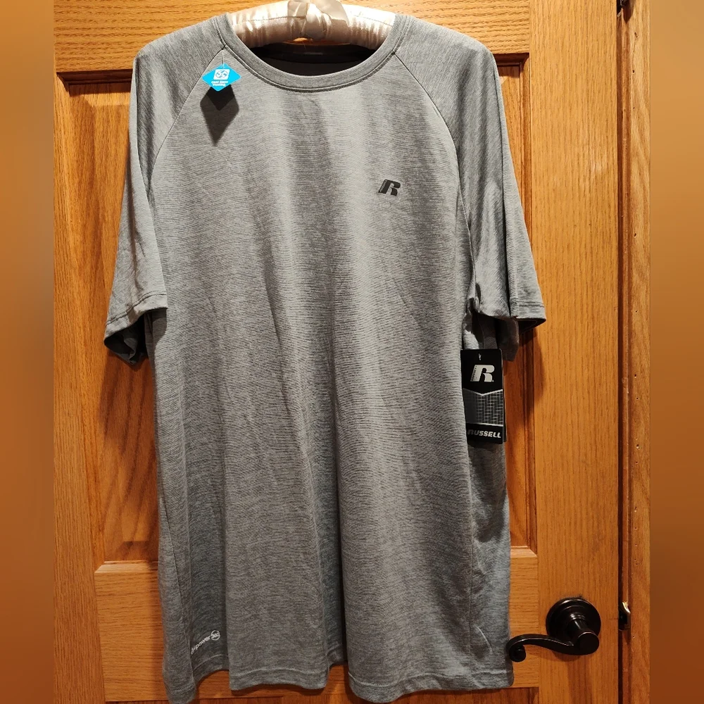 NWT Mens L Russell Athletic Gray T-Shirt